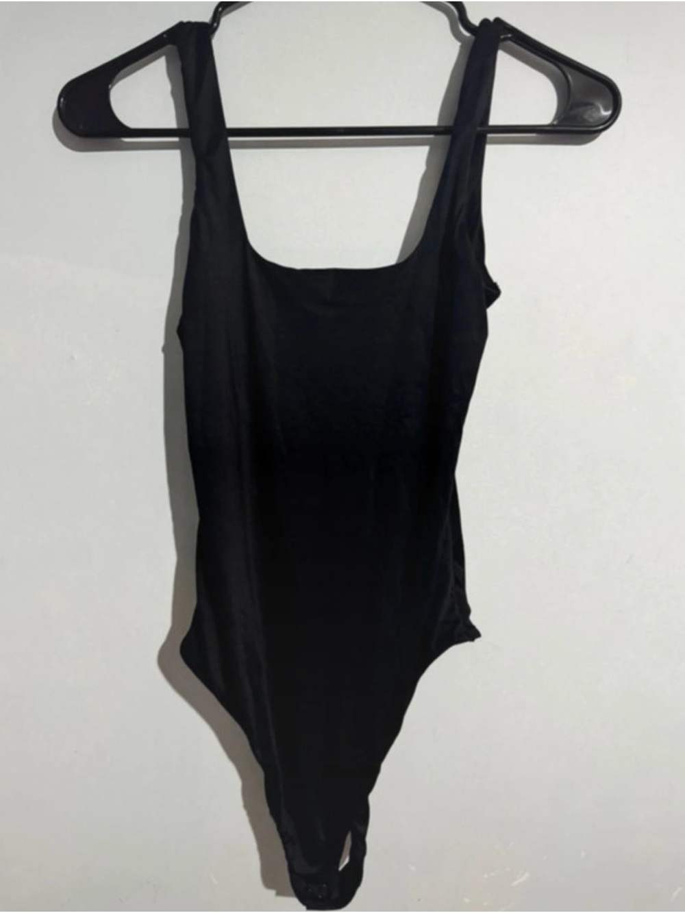 Victoria's Secret Black One-Piece Thong Bodysuit